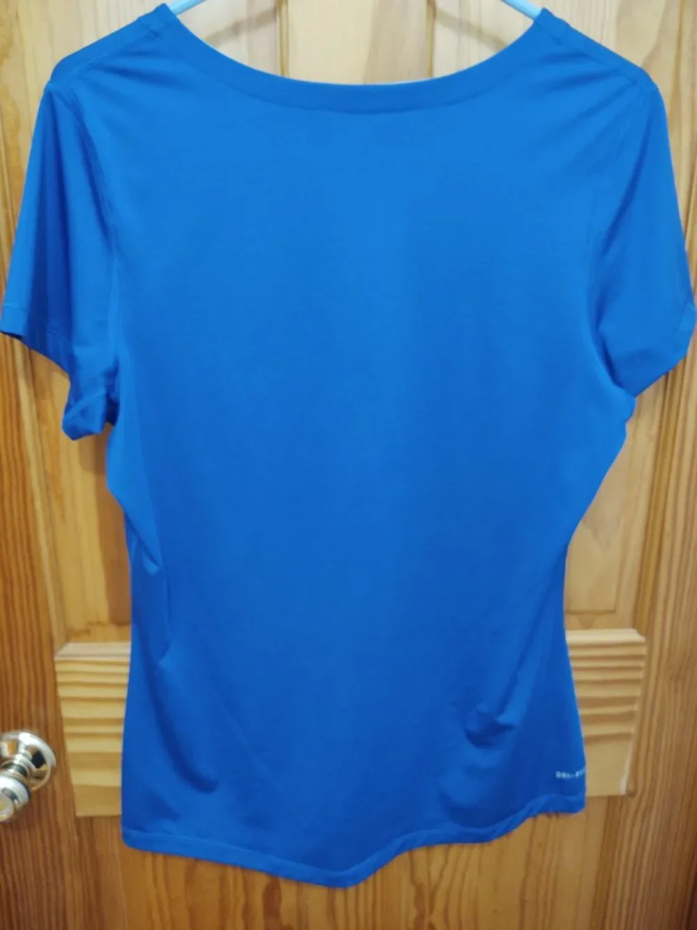 Nike Pro Compression Fitted V-Neck Training Top Purple/Blue Size XL